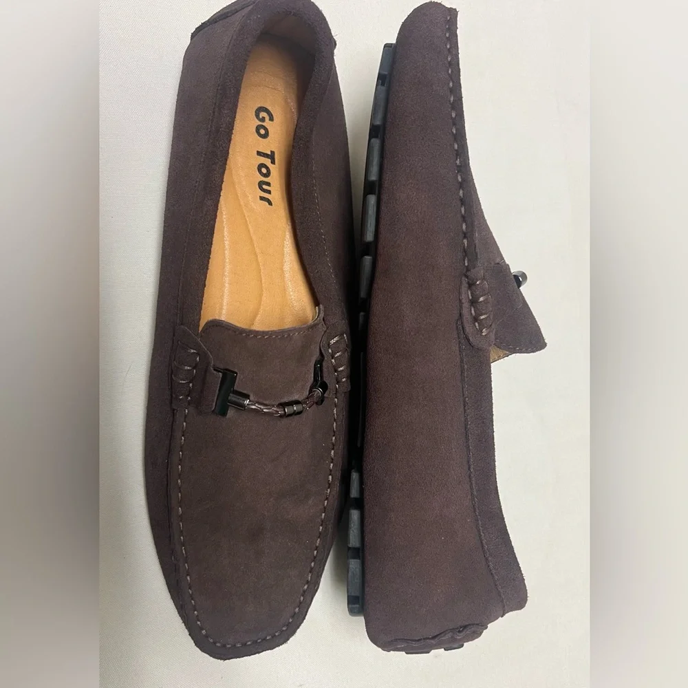 Go Tour Men's Brown Driving Mocassins
Size 11.5 - Picture 4 of 5